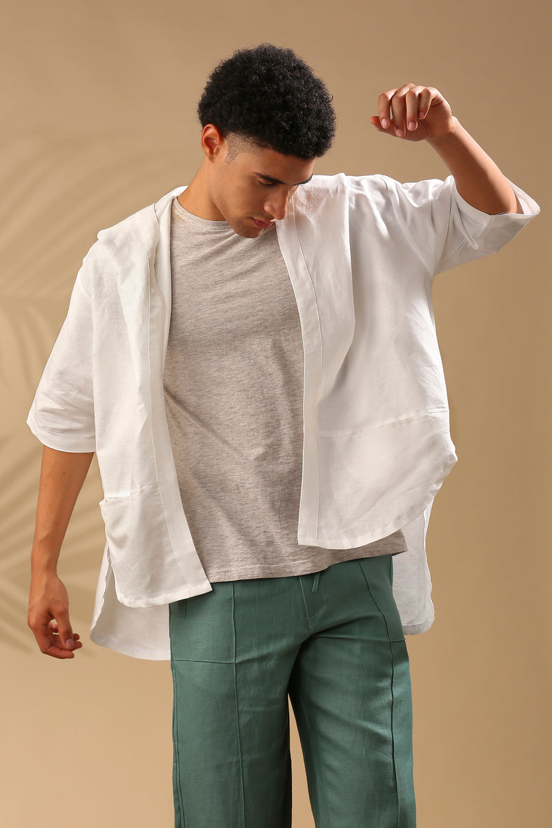 Banyan Gender Fluid Jacket - White