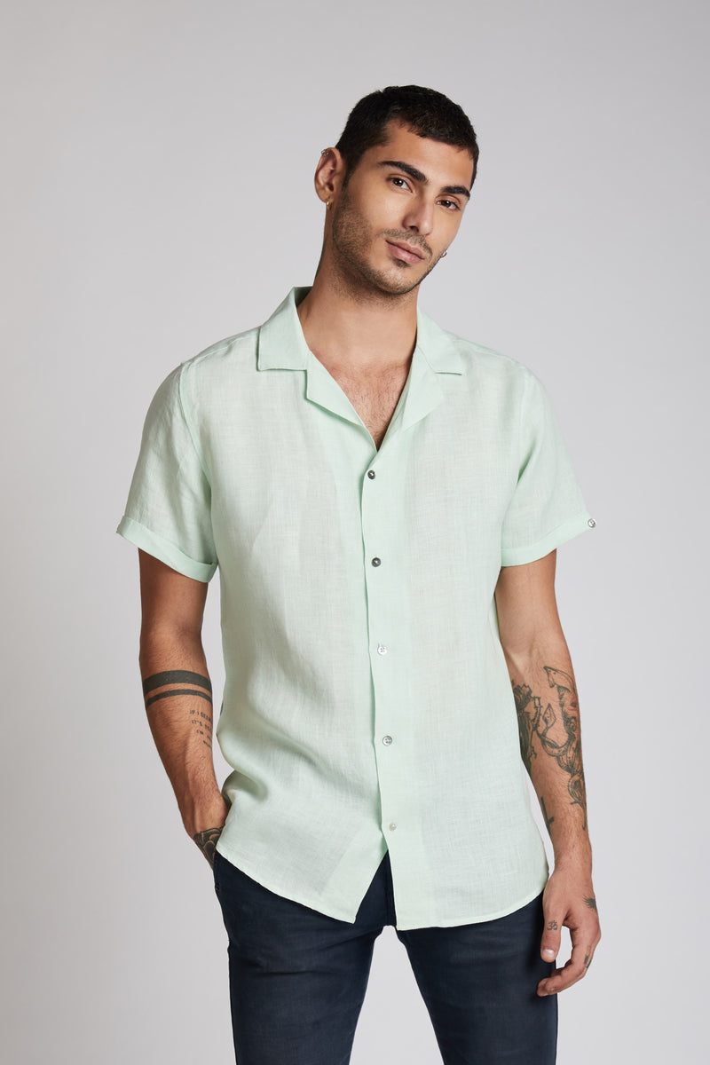 Arrow Resort Shirt - Mint Green