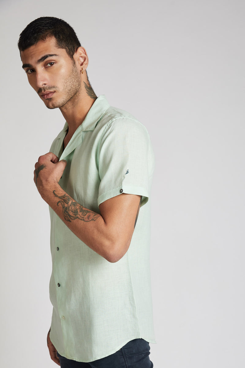 Arrow Resort Shirt - Mint Green
