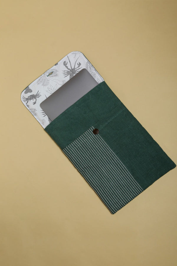 Jade Laptop/Tablet Sleeve - Deep Green