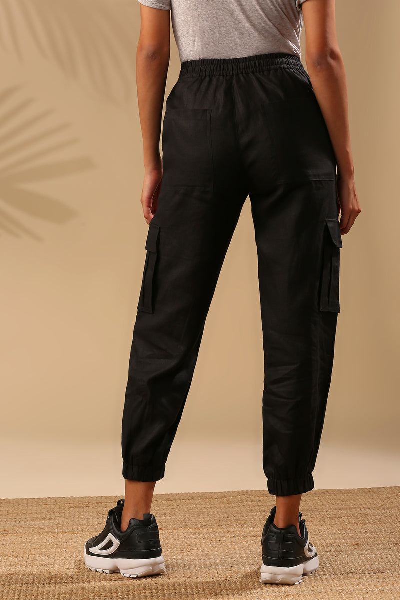 Savannah Cargo Pants - Black