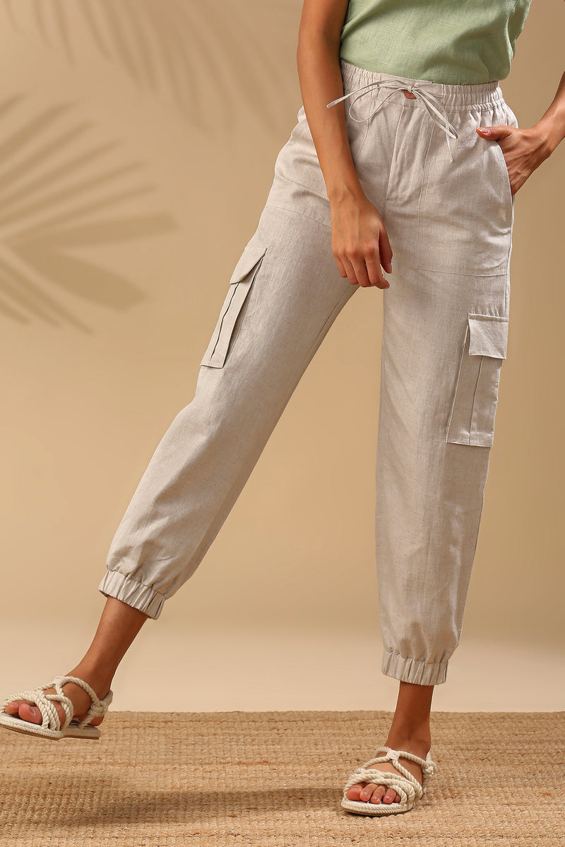 Savannah Cargo Pants - Oatmeal