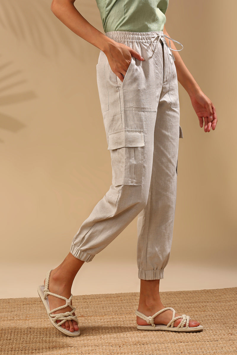 Savannah Cargo Pants - Oatmeal