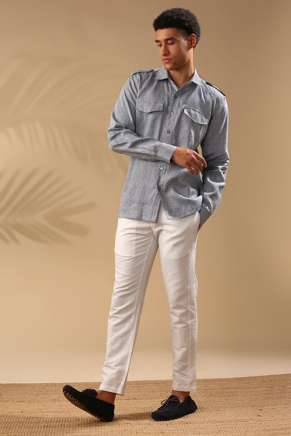 Cedar Tailored Pants - White