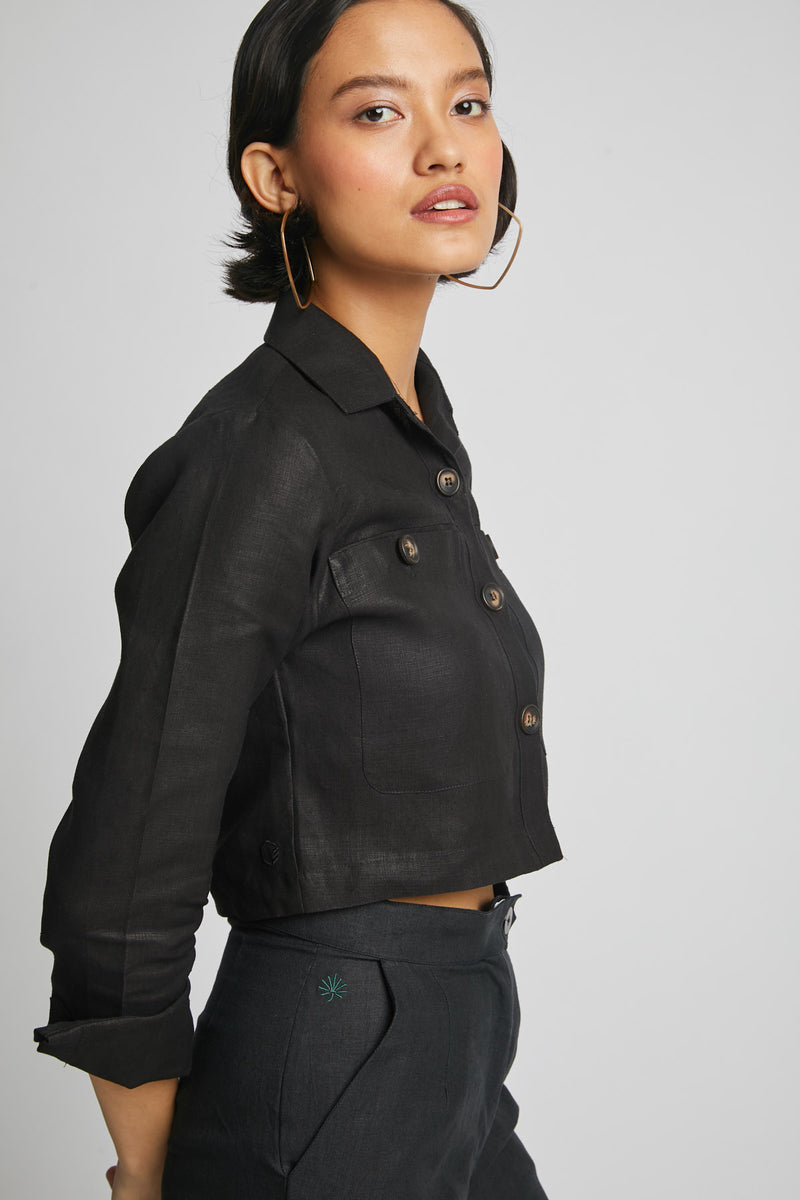 Co-Ords Nova Shirt & Sunbeam Pants - Black
