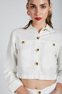 Co-Ords Nova Shirt & Spark Shorts - White