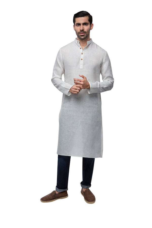 Earth Classic Kurta - White