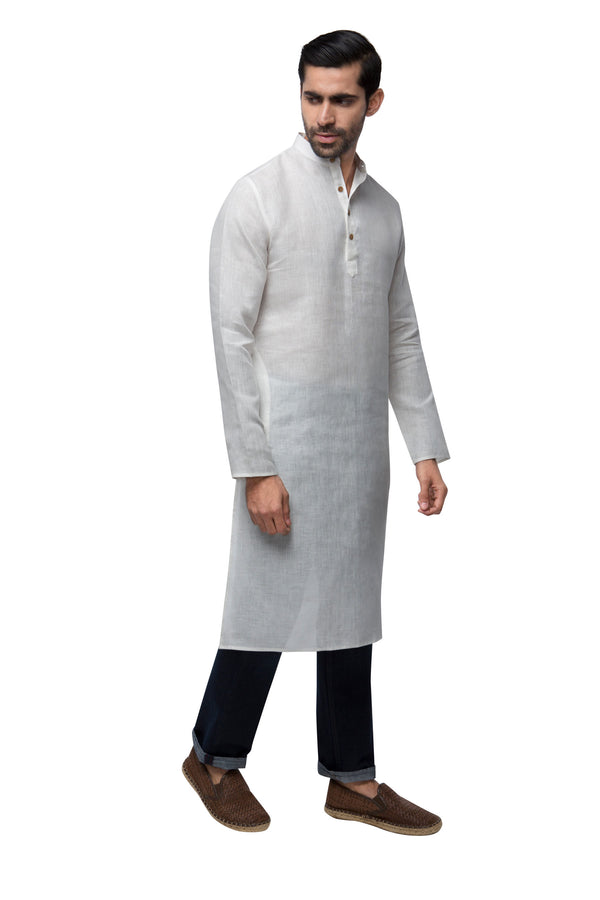 Earth Classic Kurta - White