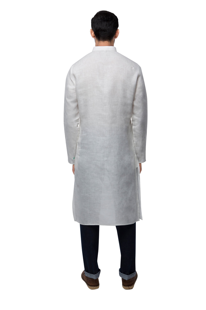 Earth Classic Kurta - White