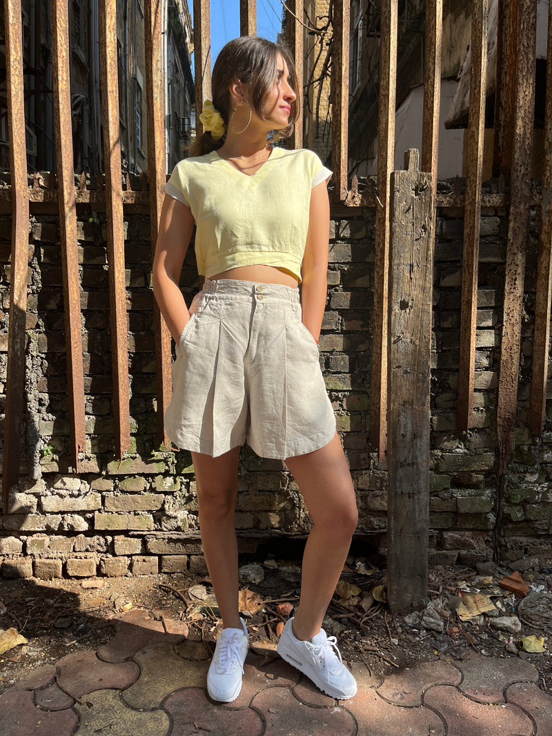 Sage Shorts - Oatmeal
