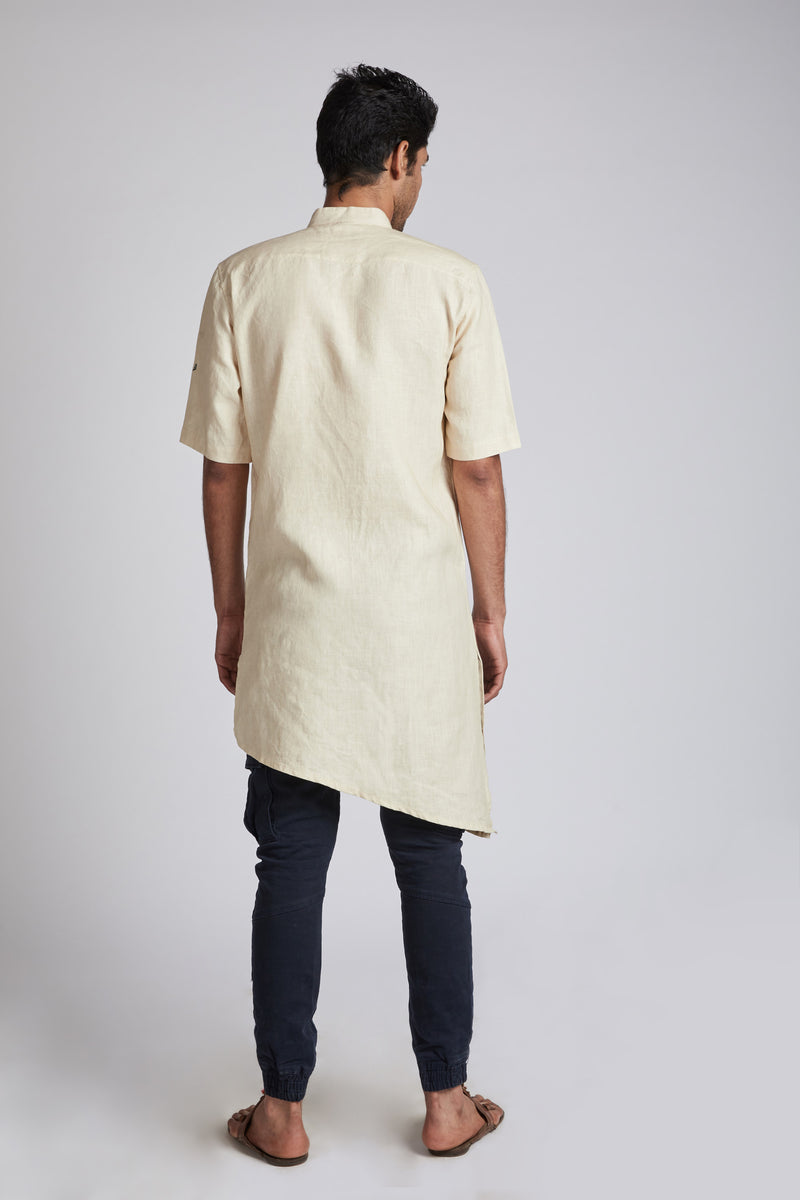Metamorphosis Kurta -Beige