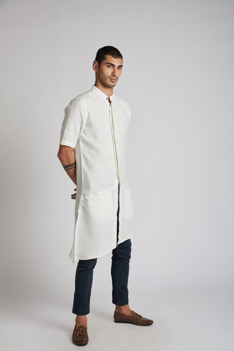 Metamorphosis Kurta - White