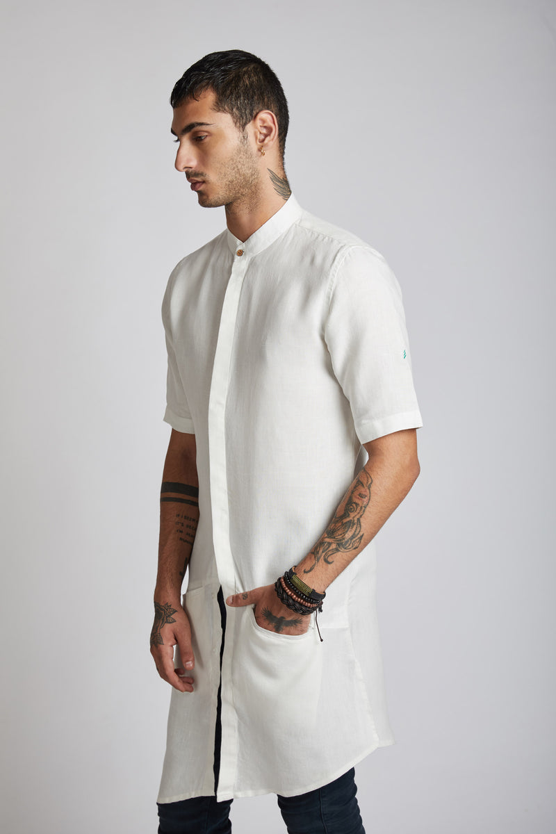 Metamorphosis Kurta - White