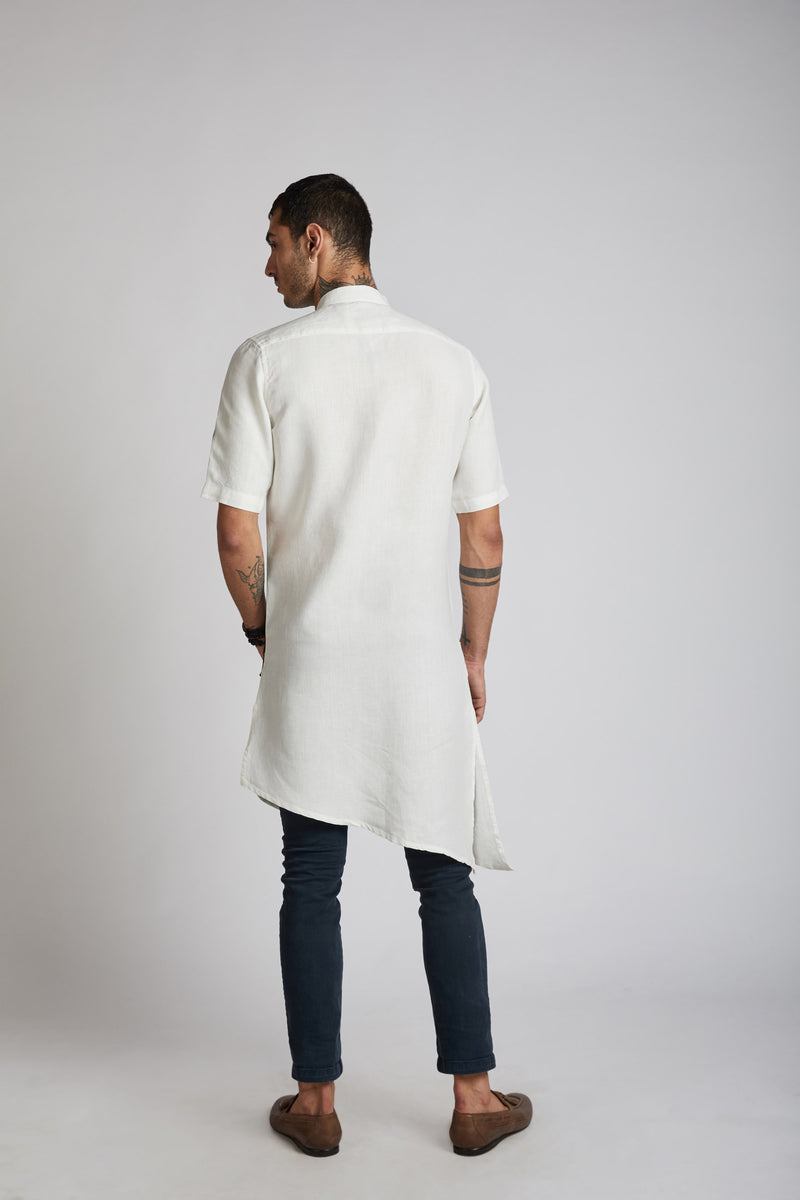 Metamorphosis Kurta - White