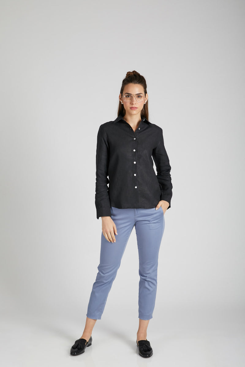 Mist Full Sleeve Shirt - Black