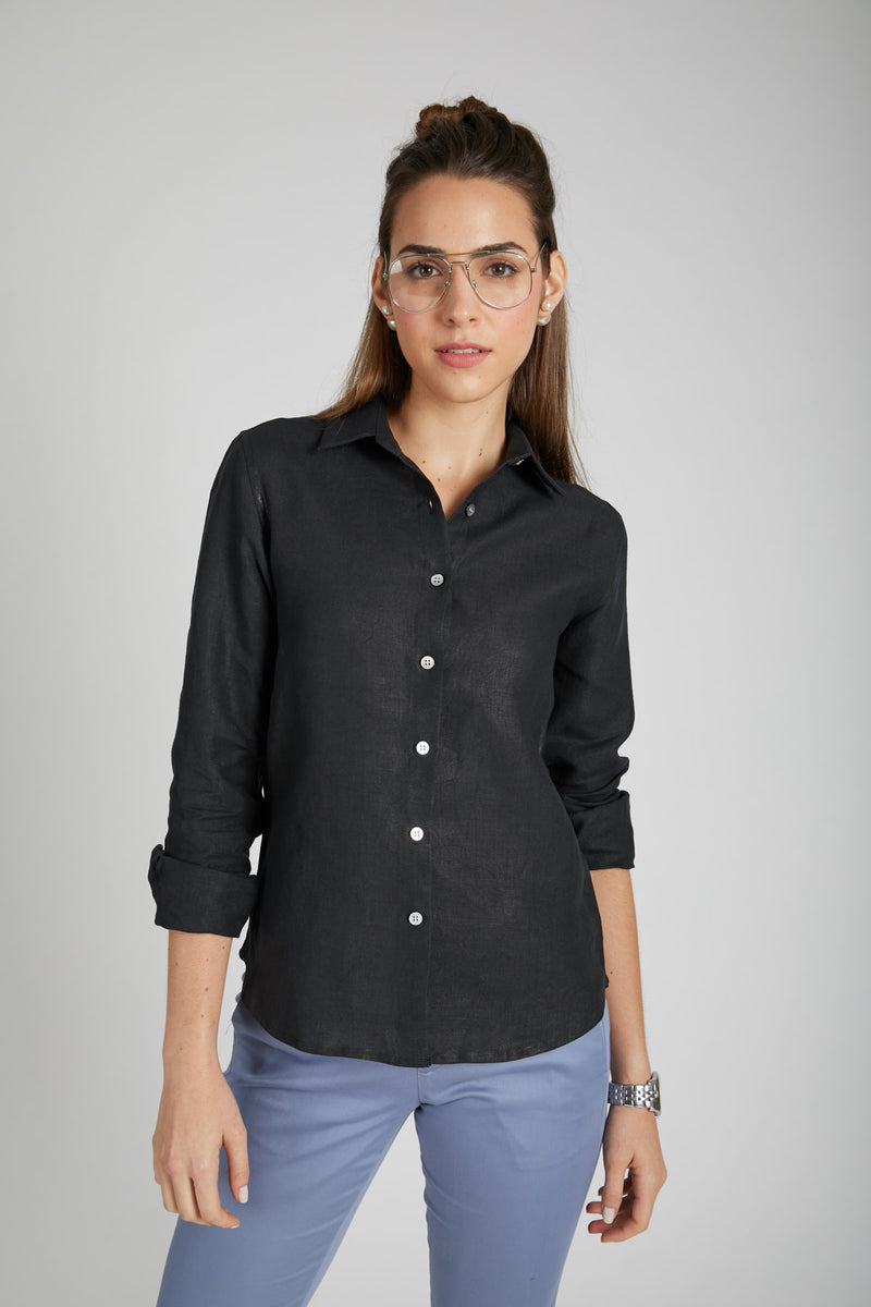 Mist Full Sleeve Shirt - Black