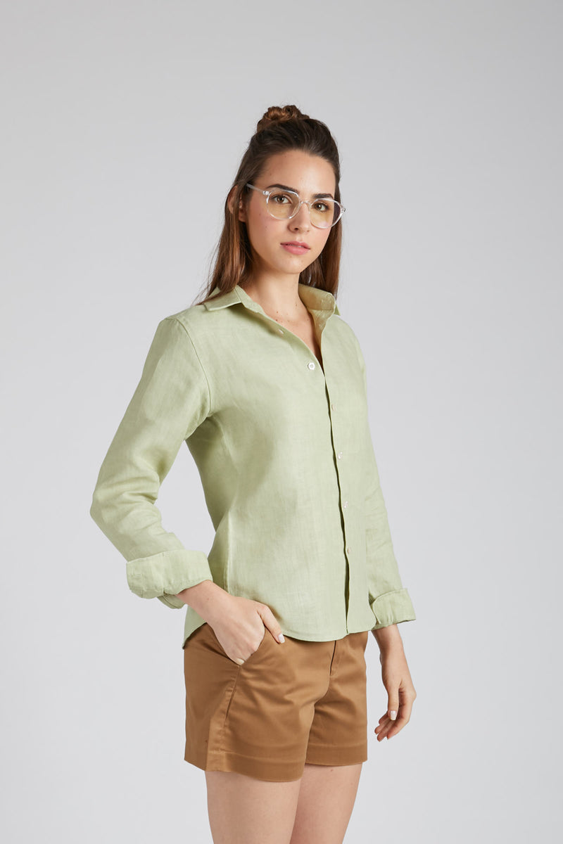 Mist Full Sleeve Shirt - Pista Green