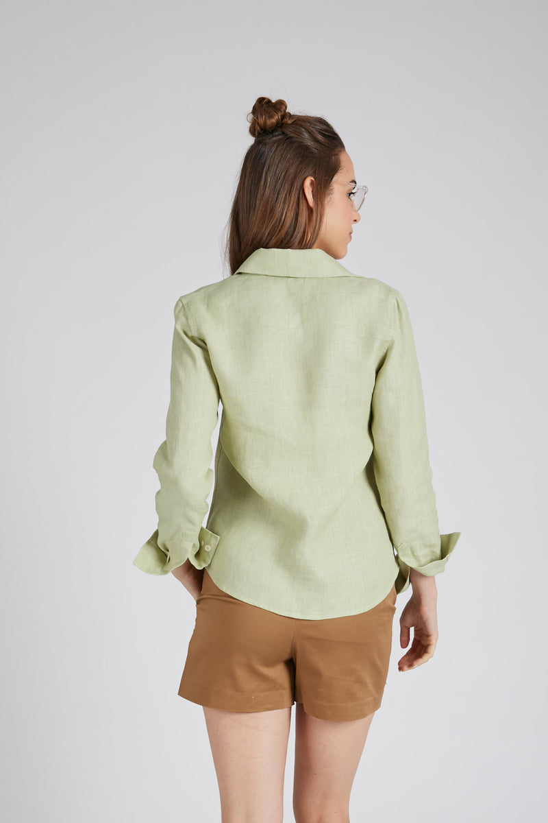 Mist Full Sleeve Shirt - Pista Green
