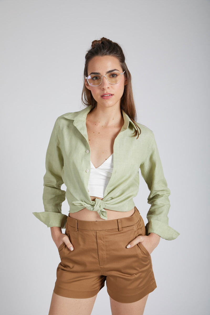 Mist Full Sleeve Shirt - Pista Green