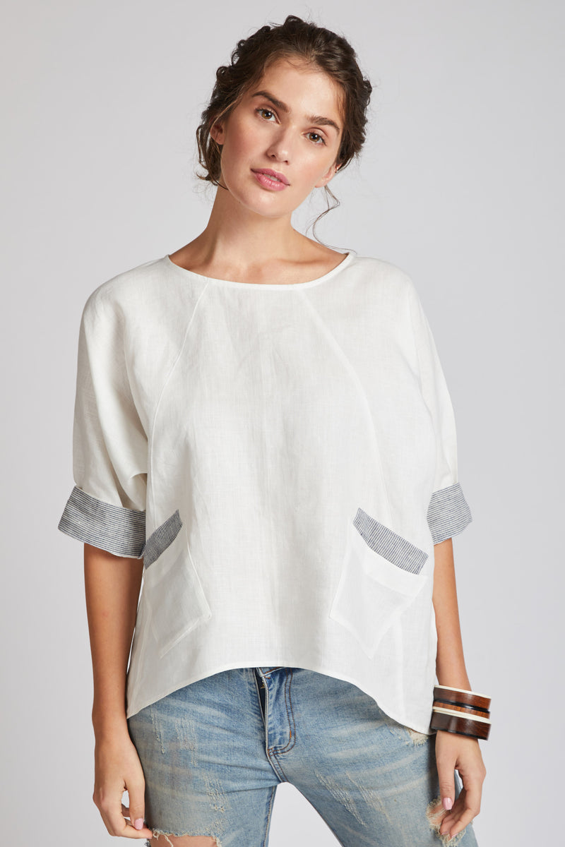 Soar Kimono Top - White