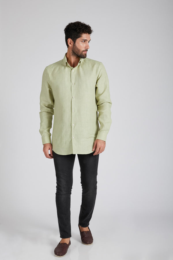 Velocity Buttondown Shirt - Pista Green