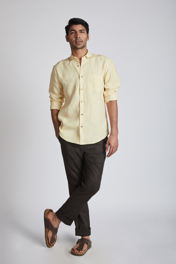 Velocity Buttondown Shirt - Yellow